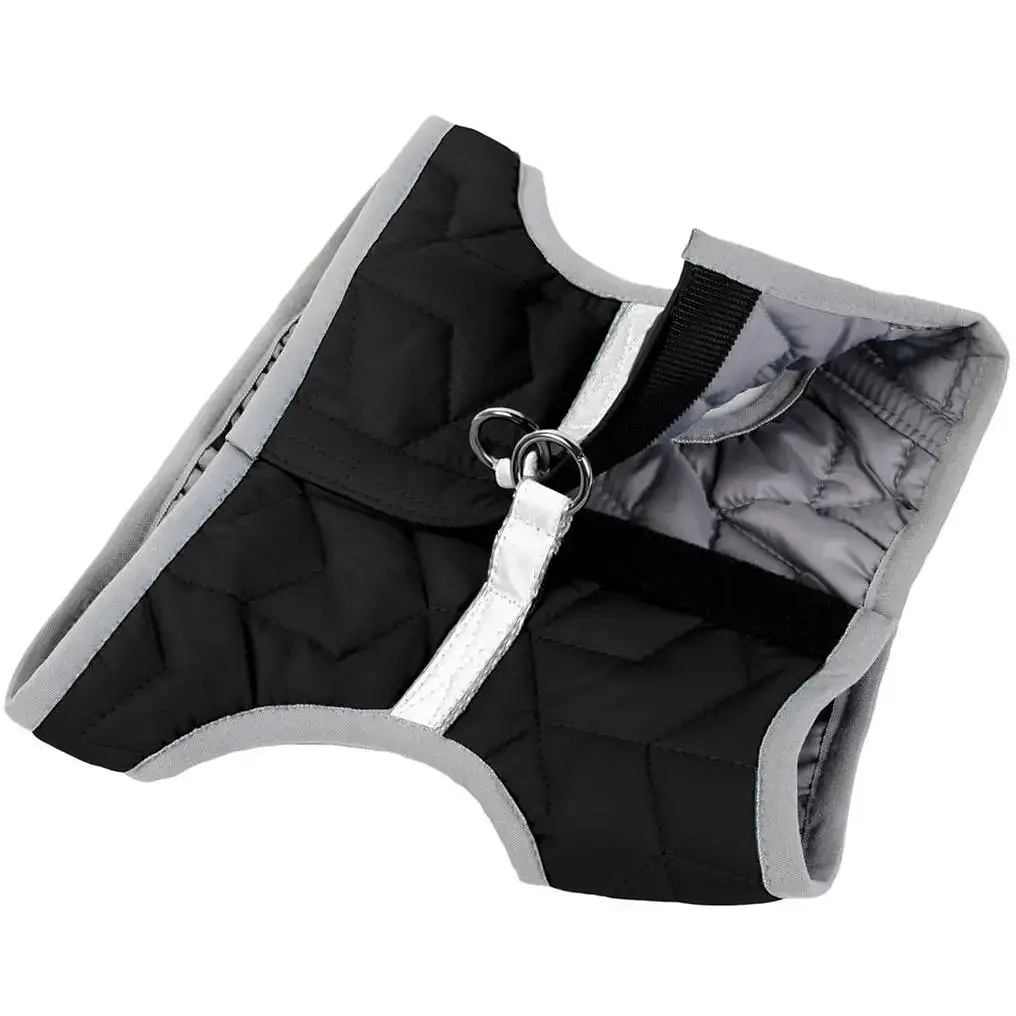 Шлея для собак м'яка AiryVest One, S1, 40-45х29-31 см, чорний (29411) - фото 2