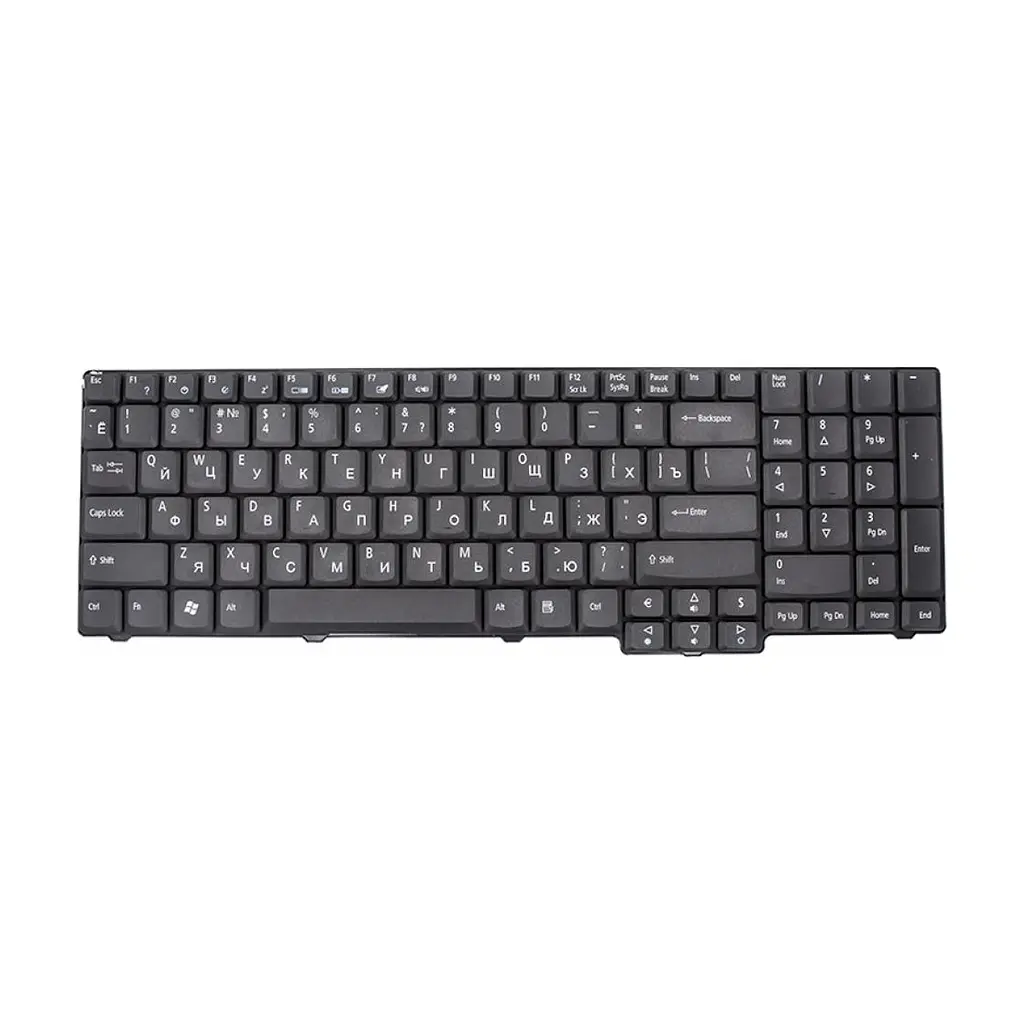 Клавіатура ноутбука Acer Aspire 6530/eMachines E528 чорна, без фрейма (KB312634)