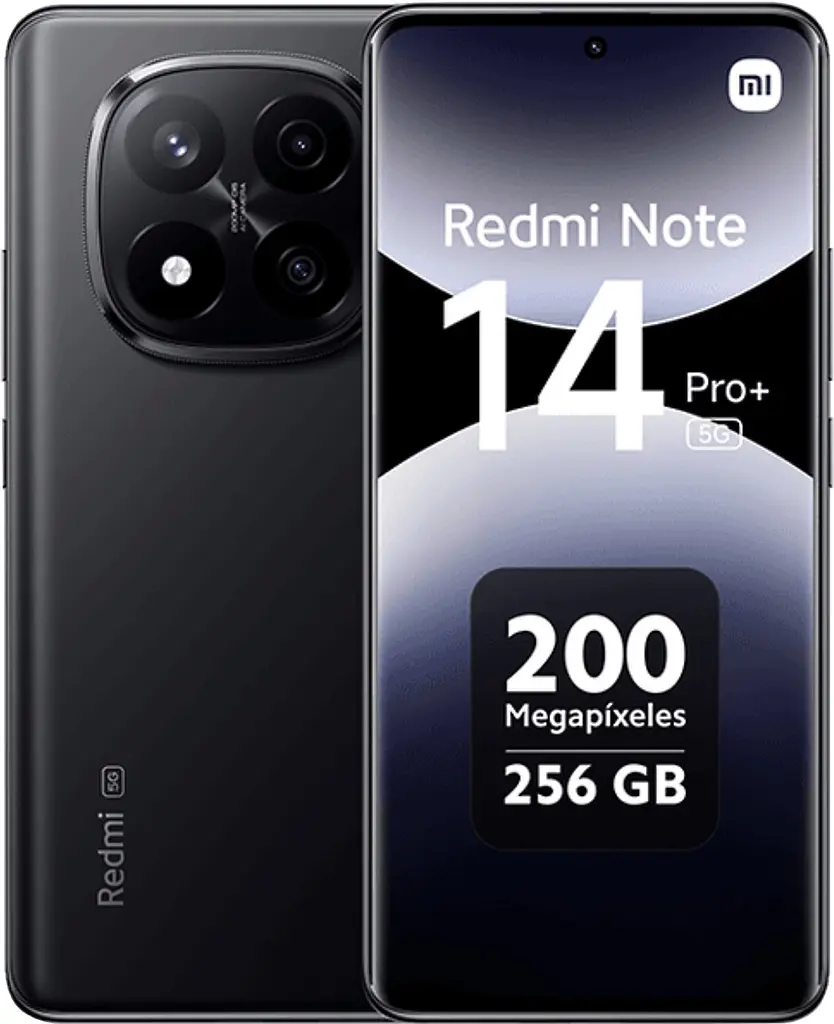 Смартфон Xiaomi Redmi Note 14 Pro+ (Plus) 5G 8/256GB Midnight Black Global Version - фото 1