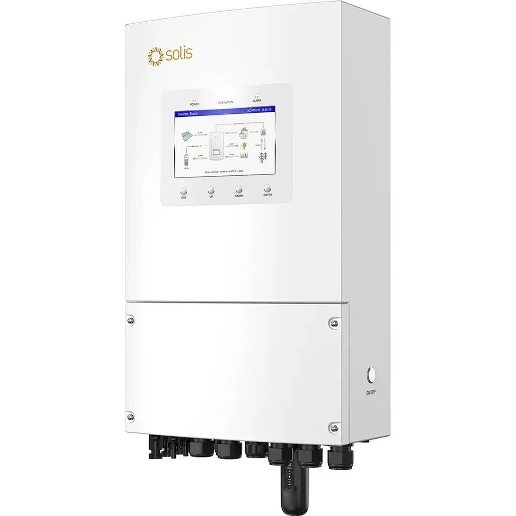 Система зберігання енергії Solis S6-EH1P6K-L-PLUS 6kW + АКБ FelicityESS FLA48100UG1 5.1kWh (51.2V/100Ah/5120Wh) [176550] - фото 3