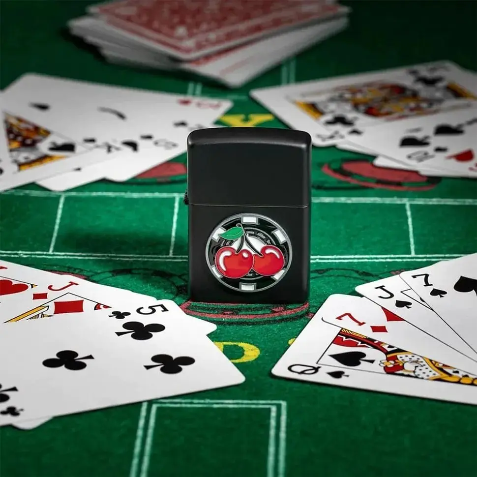 Запальничка Zippo 218 Cherries Poker Chip - фото 3