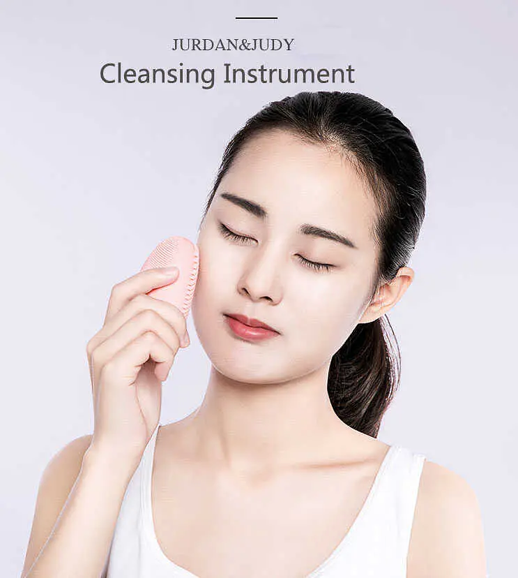 Масажер щітка для чищення обличчя Xiaomi JORDAN & JUDY Face Cleaning NV0001 (Блакитний) - фото 4