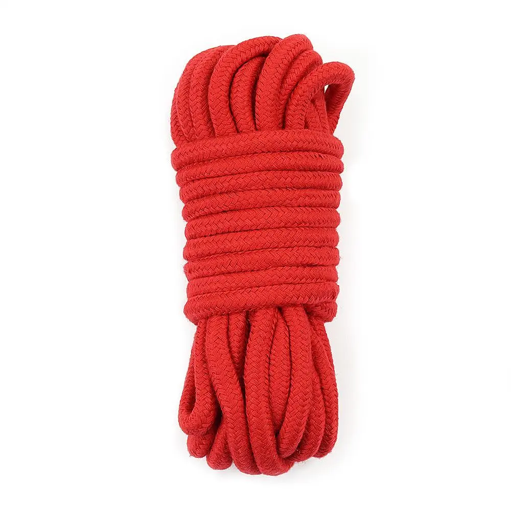 Мотузка 8 мм LoveToy - Fetish Bondage Rope, 10 м, червоний - фото 2