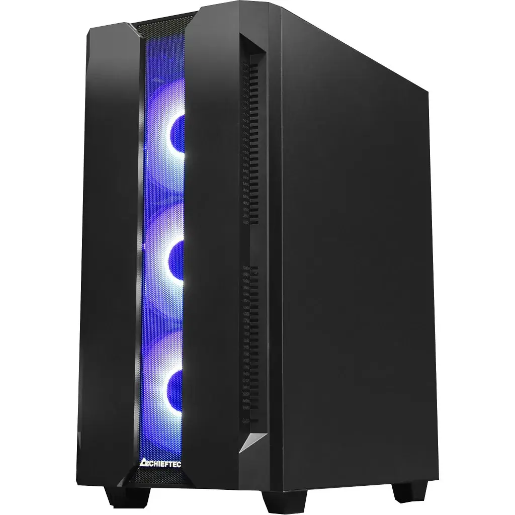 Корпус для ПК Chieftec Gaming Hunter Tempered Glass Edition (GS-01B-OP) - фото 5