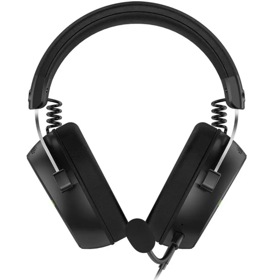 Ігрові навушники з мікрофоном HATOR ESH-50 HYPERGANG 3 SyncHUB USB 7.1 Hi-Res Black - фото 5