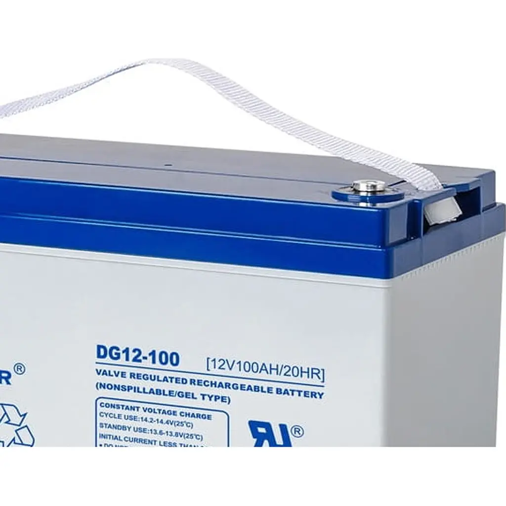 Аккумулятор Ritar GEL 12V/100Ah/1200Wh [DG12-100] [125676] - фото 3