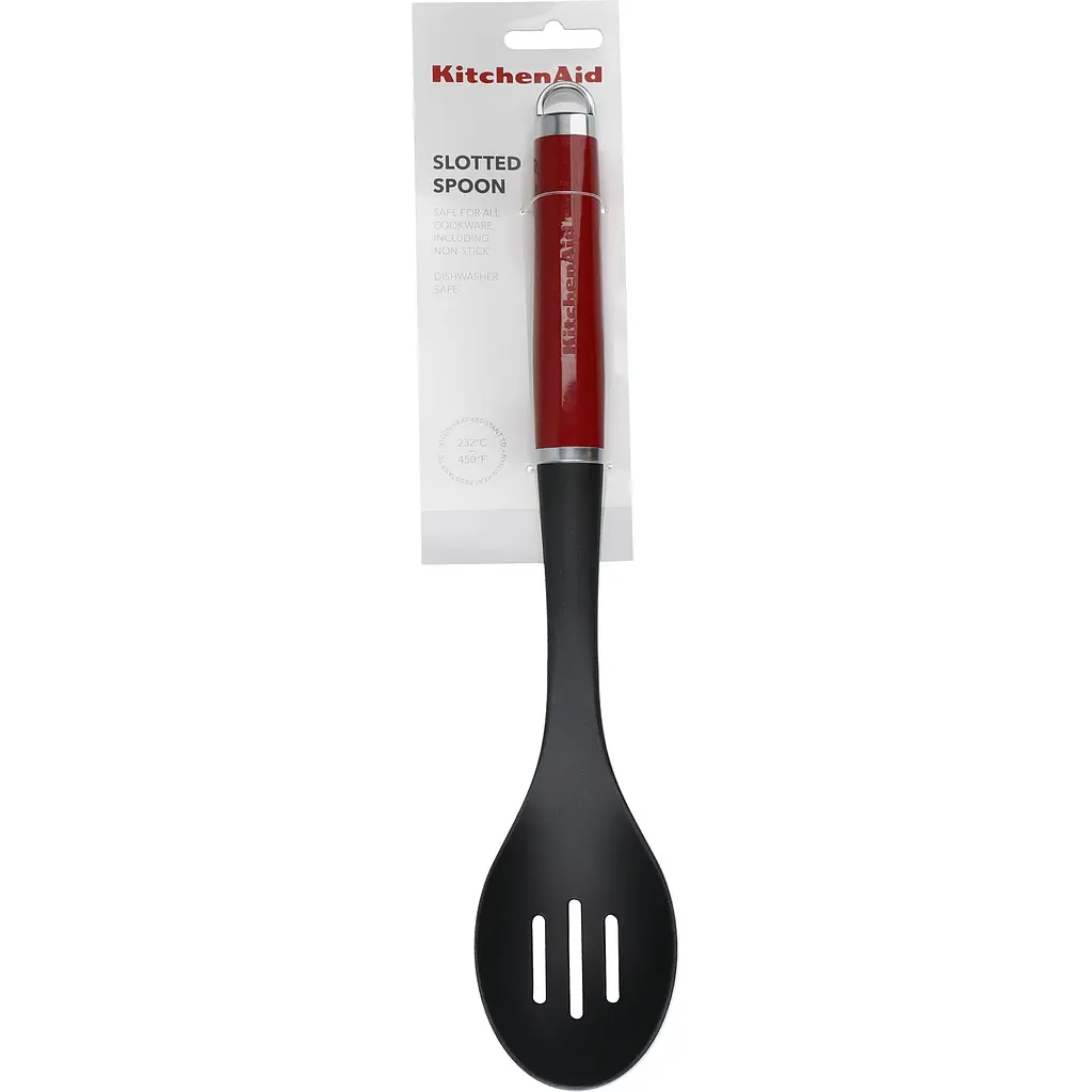 Ложка для сервіровки KitchenAid Coreline з прорізами червона (KAG004OHERE) - фото 5