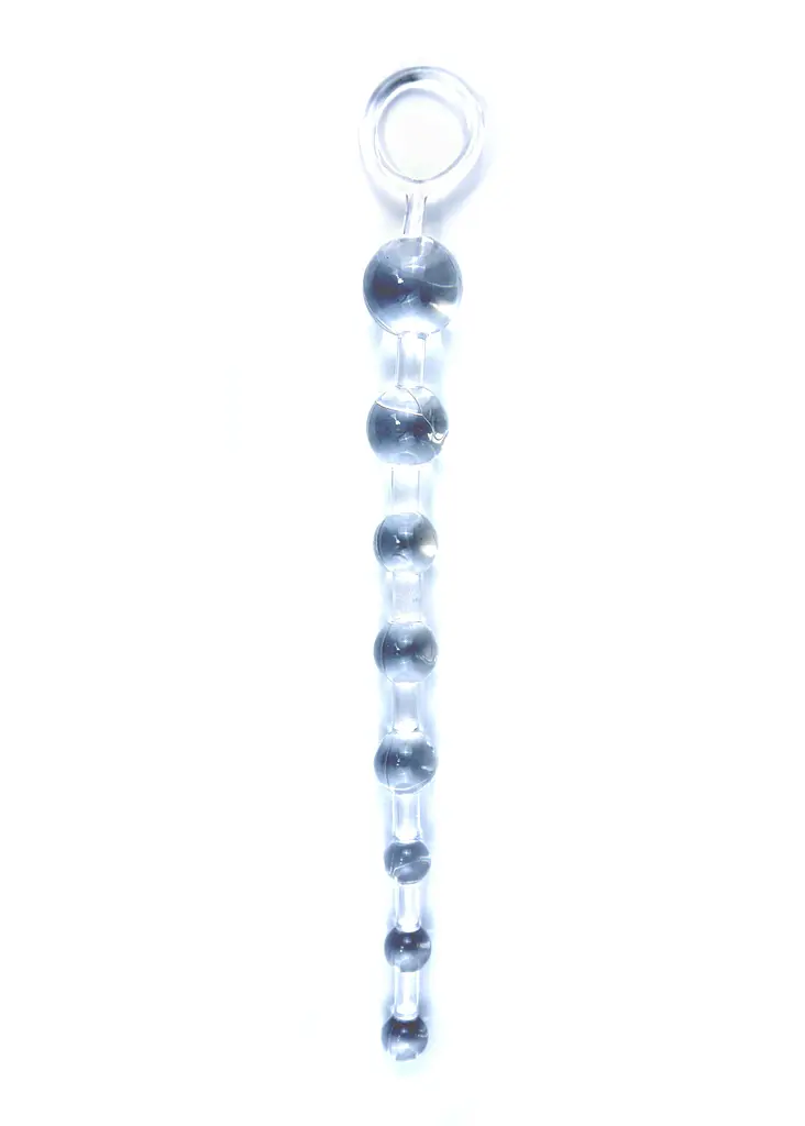 Анальний ланцюжок Jelly Anal 10 Beads Clear Boss Series 67-00086 101685