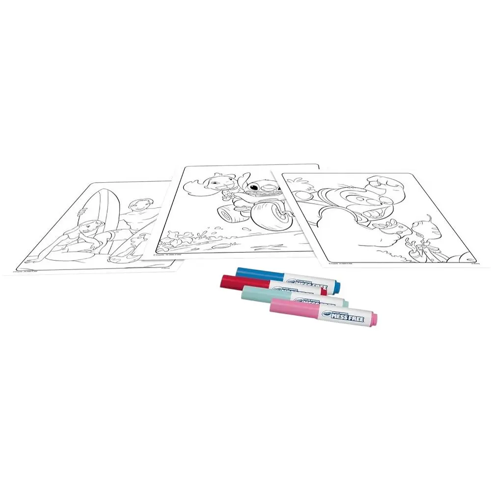 Розмальовка Crayola Color Wonder Lilo & Stitch 18 сторінок та 4 фломастери - фото 4
