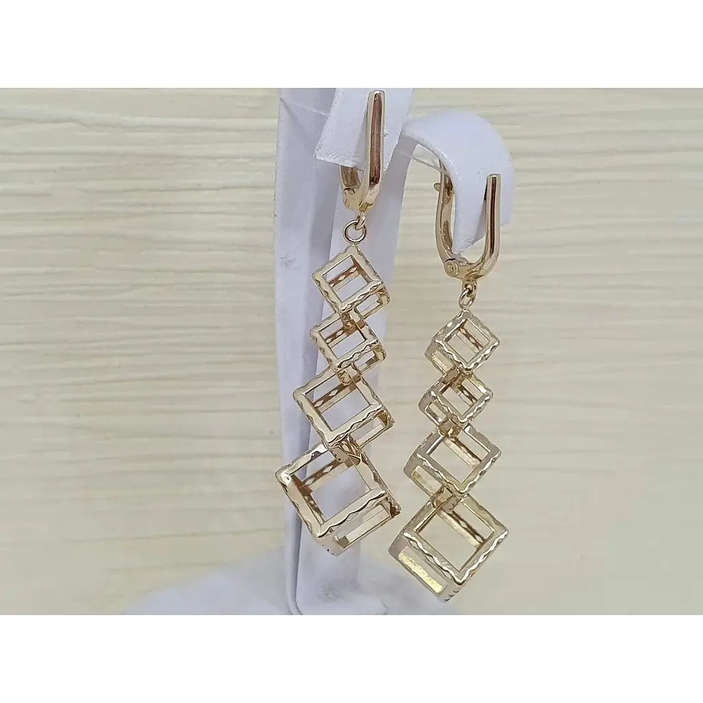 Золоті сережки Імперія золота. СБ802ЛИ - фото 3