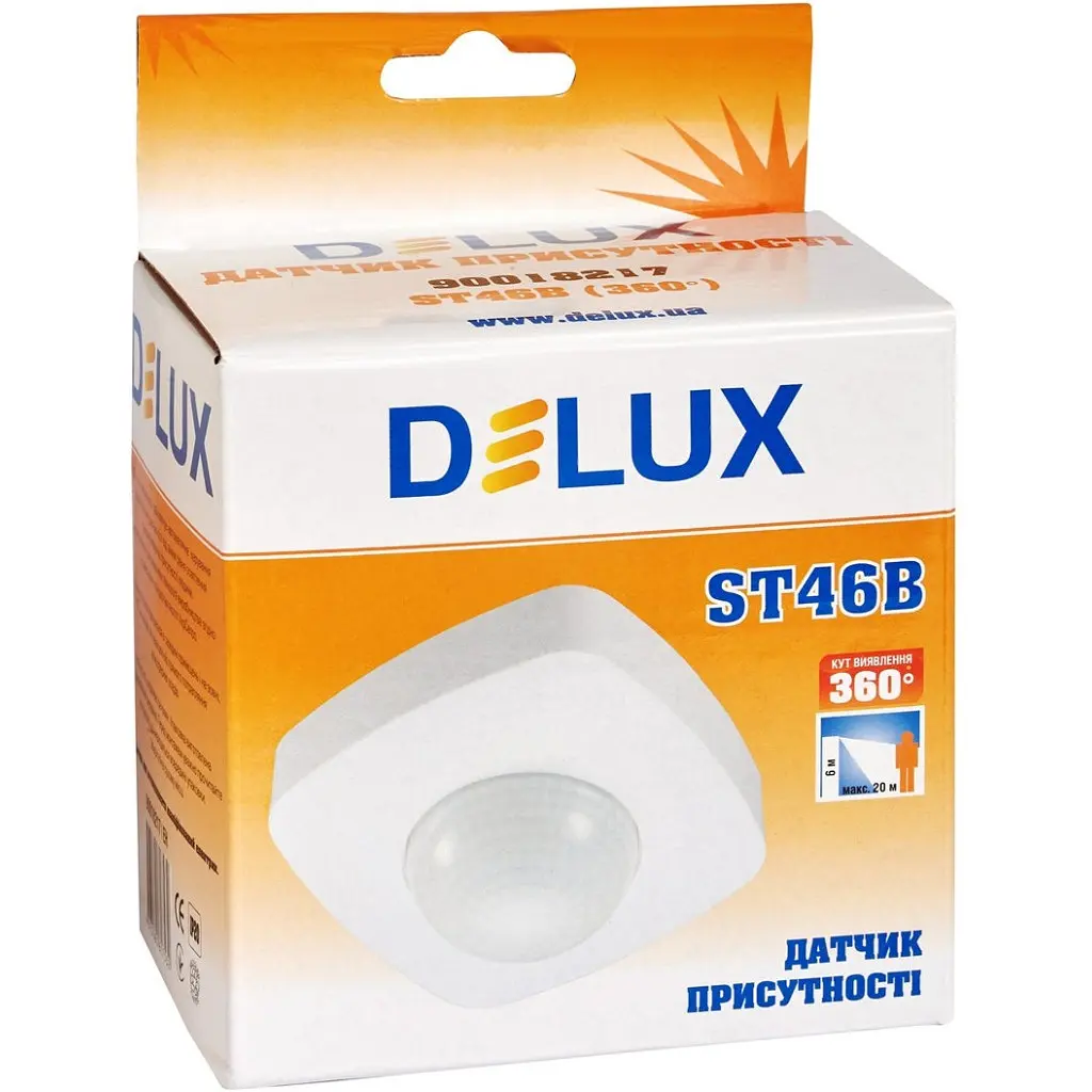 Датчик руху Delux ST46B (90018217) - фото 3