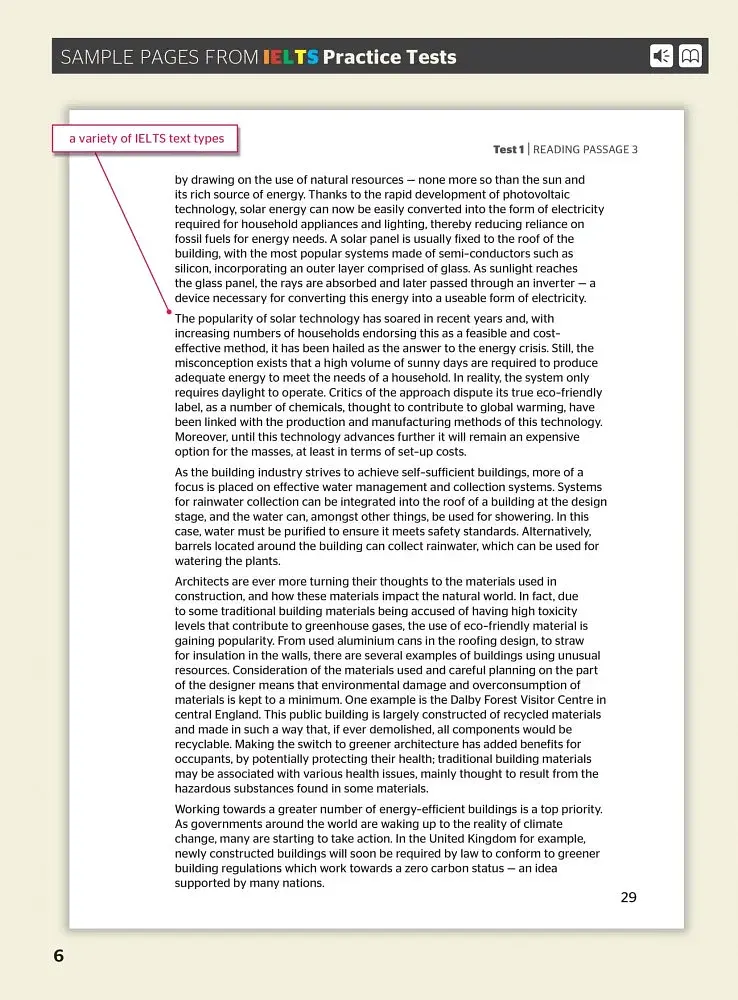 IELTS Practice Tests. Student's Book with Audio CDs (2) and Glossary CD-ROM - фото 6