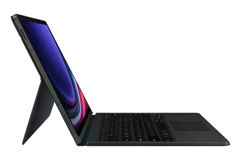 Чохол-клавіатура Samsung Book Cover Keyboard для Galaxy Tab S9+ 12.4 (X810/X816) / Tab S9 FE+ 12.4 (X610/X616) / Tab S10+ 12.4 (X820/X826) Black ENG/UKR (EF-DX815BBEGUA) (У1) - фото 6