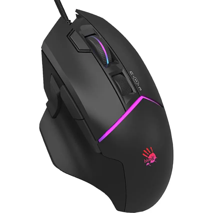 Мышь Bloody W95 Ultra Black (W95 Ultra (Stone Black)) - фото 2