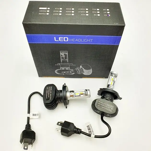 Лампи XPRO COKOL LED S1-H4 світлодіодні LED в авто надяскраві 8000lm з цоколем H4 потужністю 50W (1687_22841) - фото 3