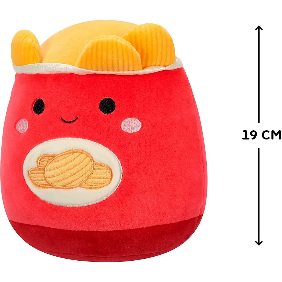М'яка іграшка Squishmallows Картопляні Чипси Енсел  19 см червона з бежевим (SQCR06616) - фото 6