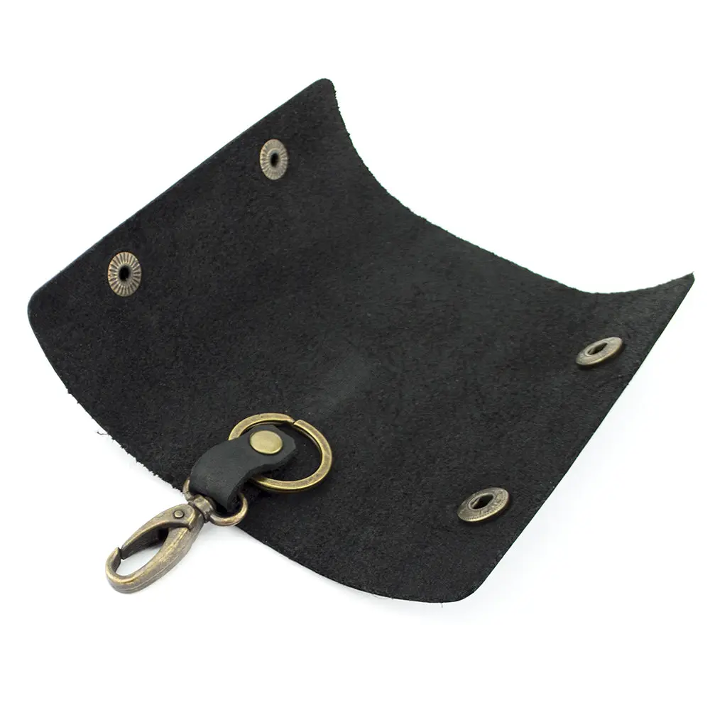 Подарочный набор мужской в коробке Handycover №43 (черный) ключница, обложка на ID паспорт - фото 8