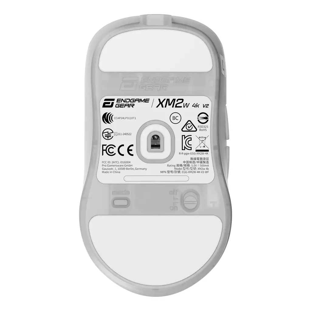 Мишка Endgame Gear XM2w 4k v2 Wireless Transparent White (PGW-EG-MOU-082) - фото 10