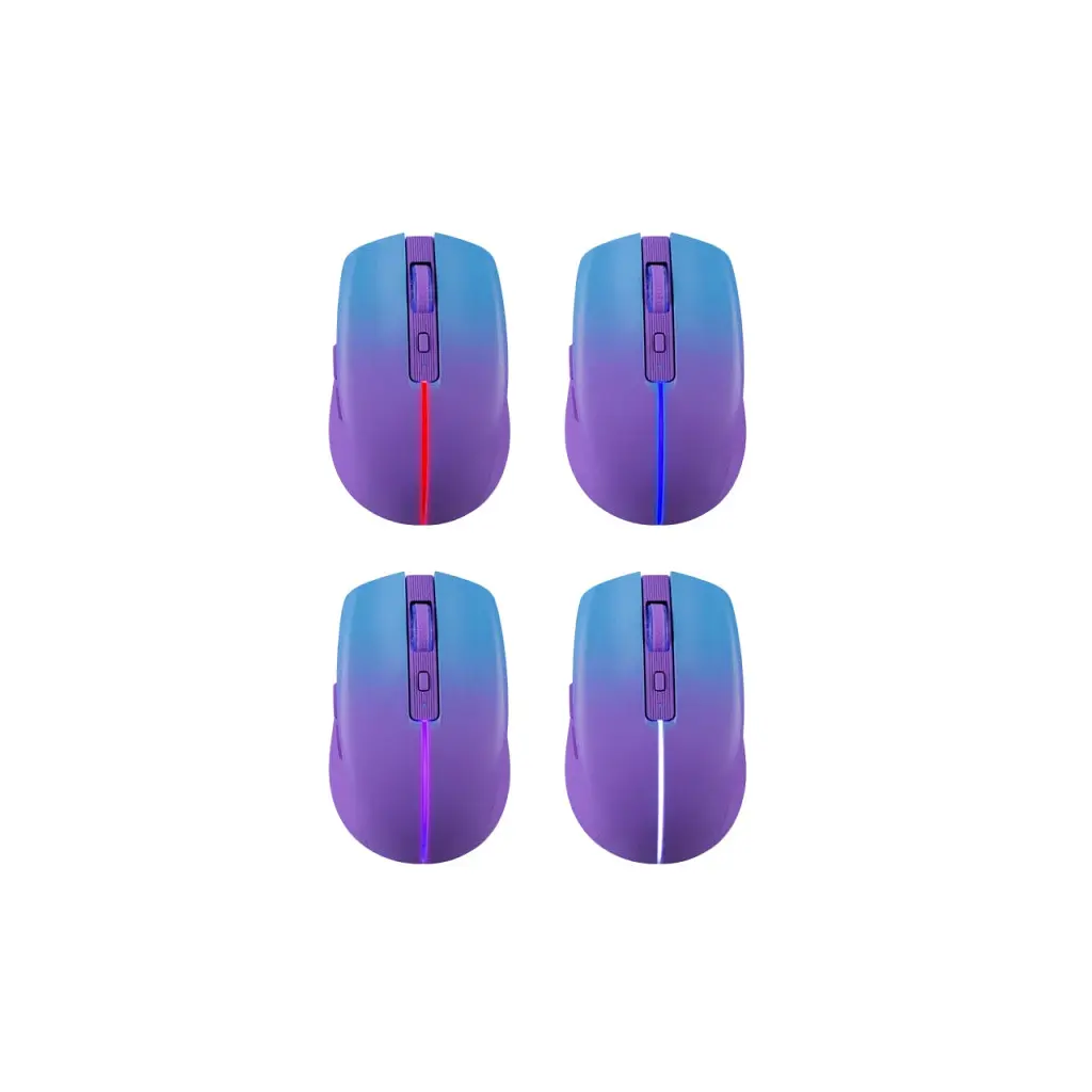 Мишка Defender Mystery MM301 LED Wireless/Bluetooth Violet (52301) - фото 8