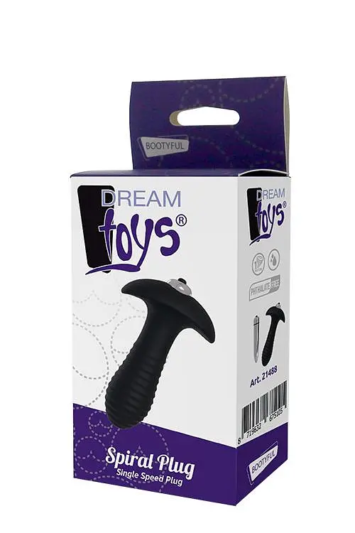 Анальная пробка DREAM TOYS SPIRAL PLUG SINGLE SPEED PLUG Dream toys 35-21488 95878 - фото 2