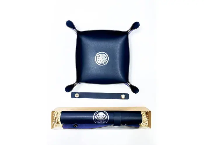 Настільна гра Планета Ігор Лоток для кубиків Ктулху (синій) (Dice tray Cthulhu navy) (pi-dt011) - фото 3