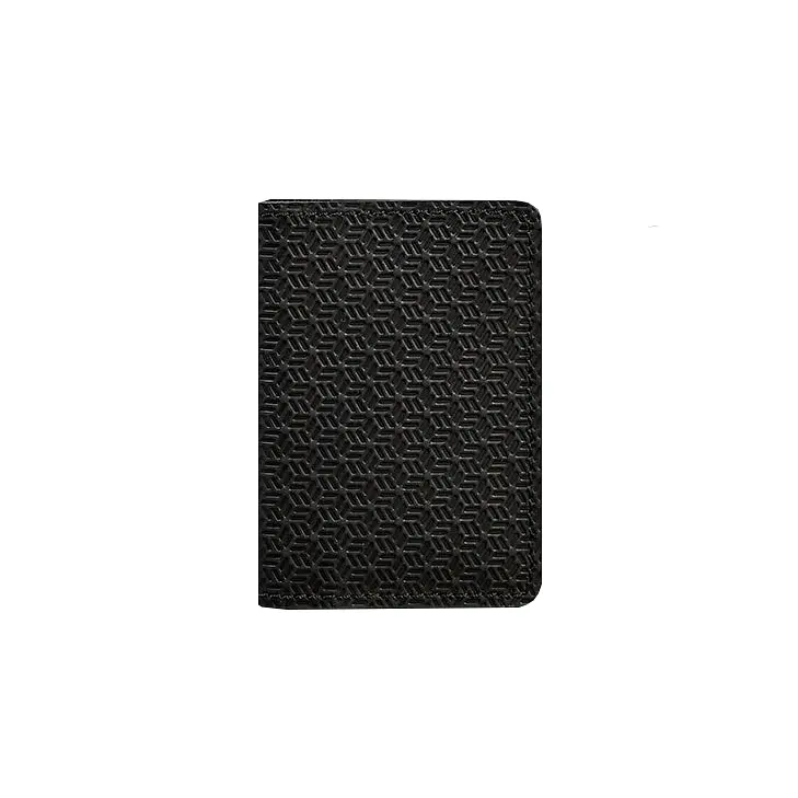 Чоловічий шкіряний кард-кейс (візитниця) 6.0 Карбон чорний - фото 6