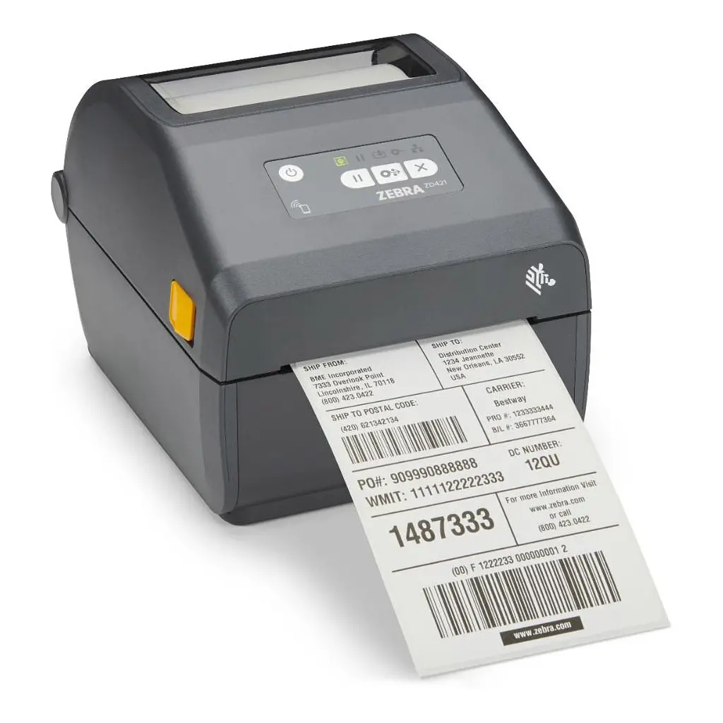 Принтер етикеток Zebra ZD421D USB,USB Host, Bluetooth (ZD4A042-D0EM00EZ) - фото 3