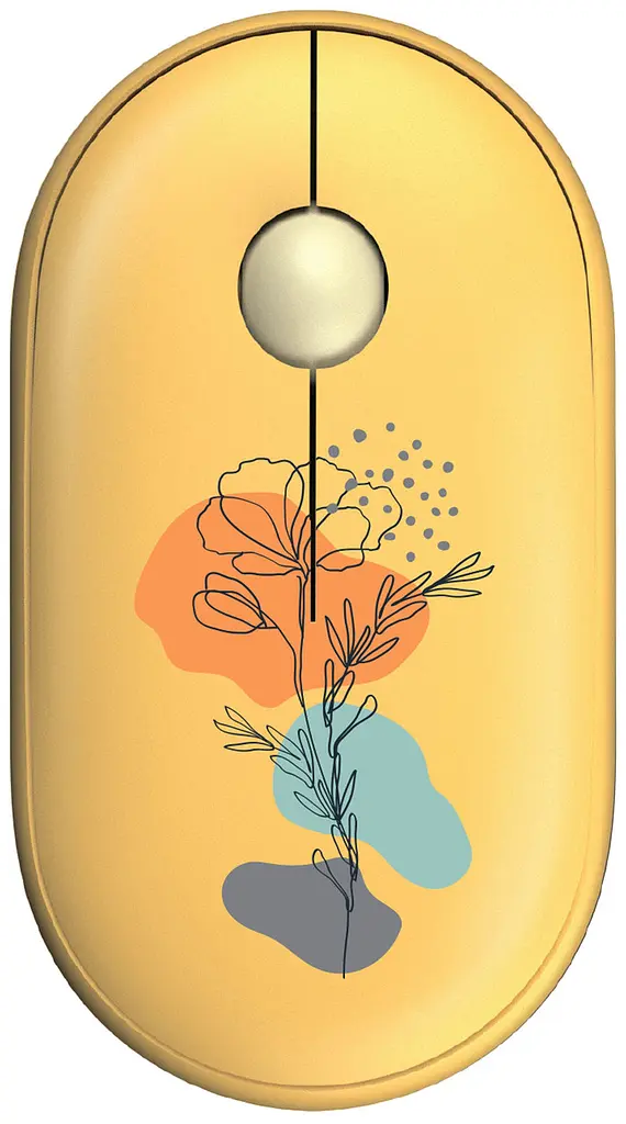 Миша 2E MF300 Flora Silent WL BT Poppy (2E-MF300WFLORAYW)