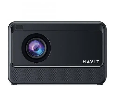 Проектор Havit HV-PJ211 Pro, Black, Android TV 9.0, WiFi / Bluetooth, 1280x720, 180 Лм, 1000:1, 2x3 Вт, HDMI, 2xUSB - фото 2