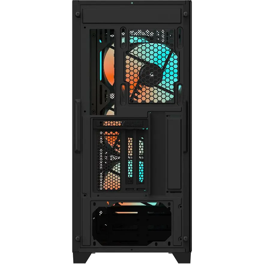Корпус Gigabyte C301 Glass V2 Black (GB-C301G TYPE-C V2) [173397] - фото 4