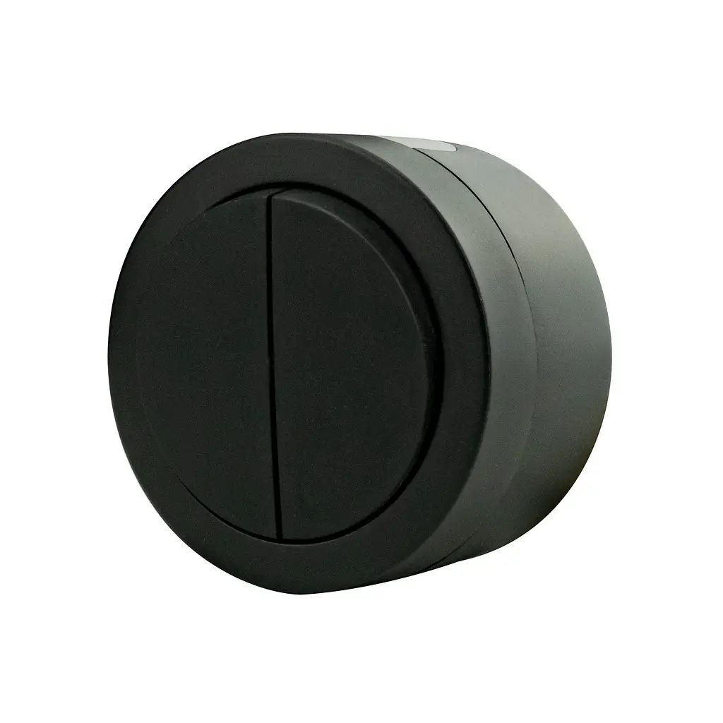 Вимикач 2-ий накладний Ovivo Electric xOne антрацитовий - фото 3