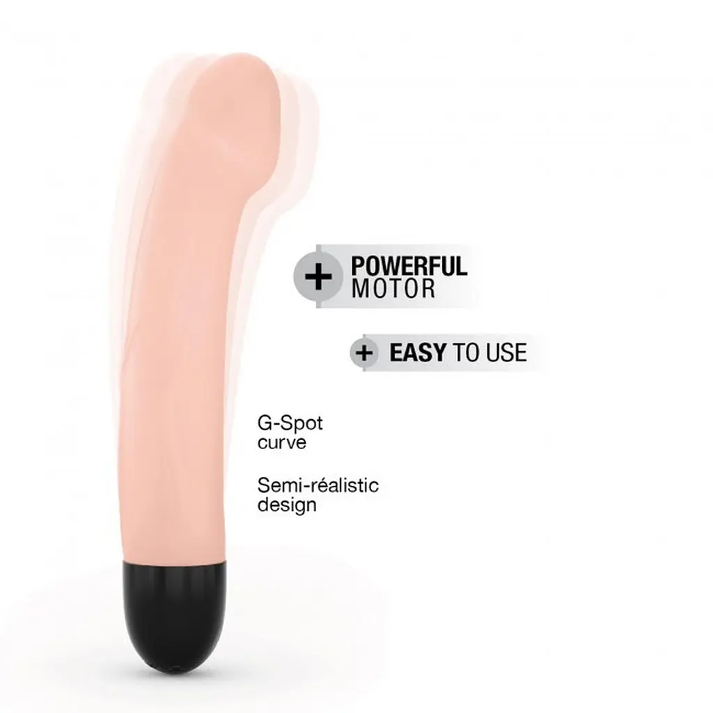 Вибратор для точки G Dorcel Real 2.0 22 см телесный - фото 7
