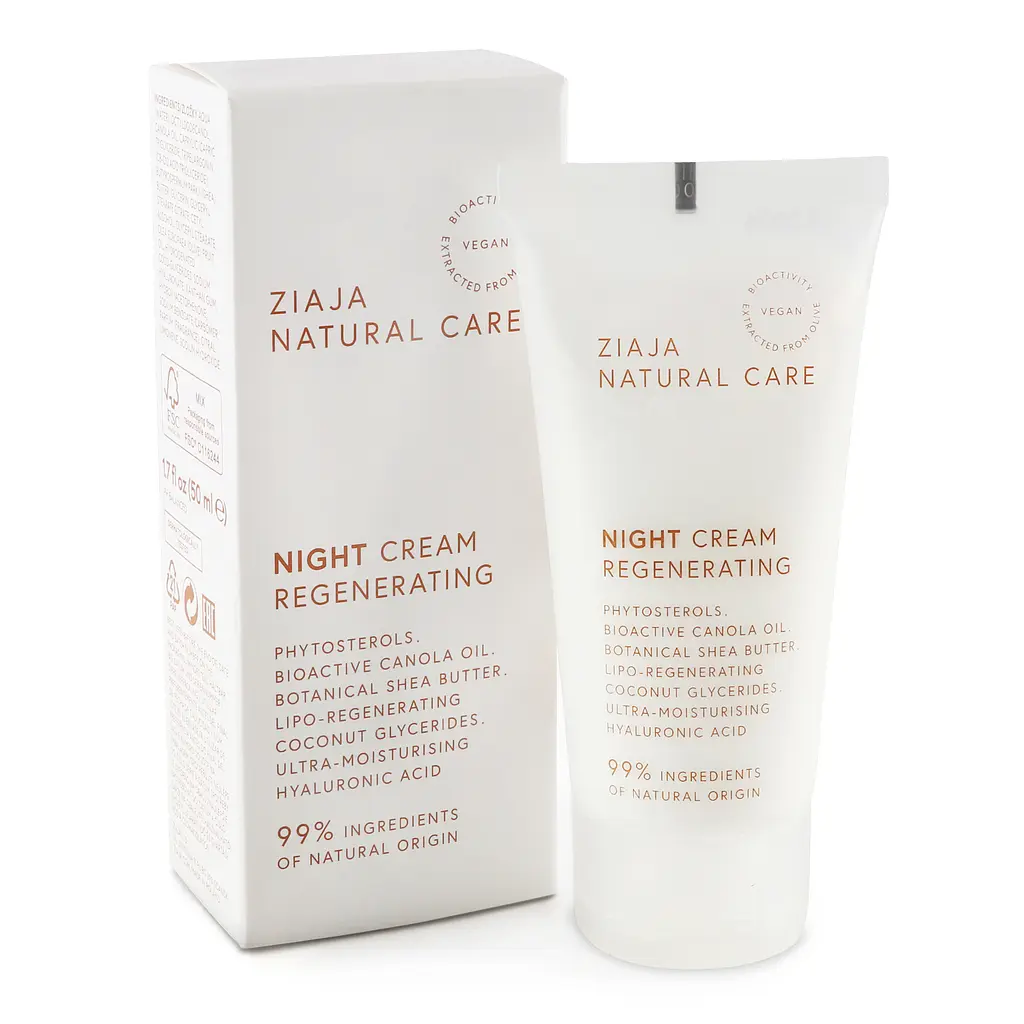 Крем для обличчя Ziaja Natural Care Нічний з гілауроновою кислотою, 50 мл - фото 2