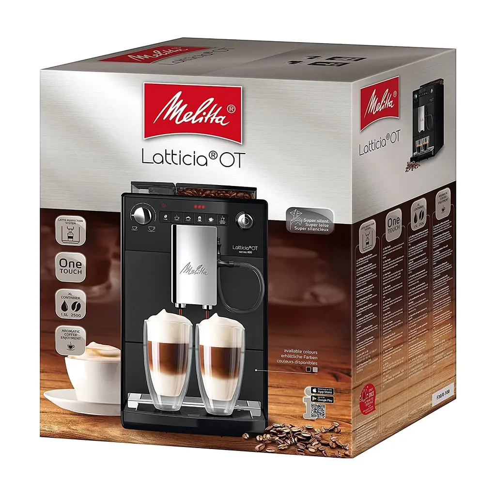 Кавомашина MELITTA Latticia OT frosted black (F30/0-100) - фото 6