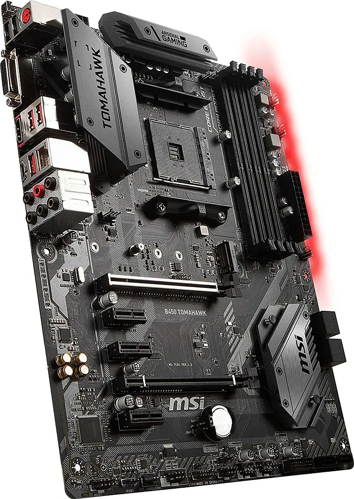 Материнська плата MSI B450 Tomahawk (B450 Tomahawk) (Socket AM4, AMD B450, ATX) Б/в - фото 3