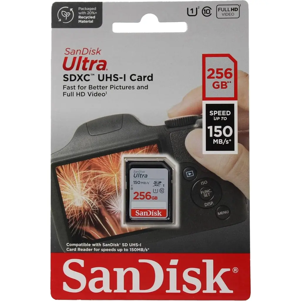 Карта пам'яті SanDisk 256GB SDXC class 10 UHS-I Ultra (SDSDUNC-256G-GN6IN) - фото 2