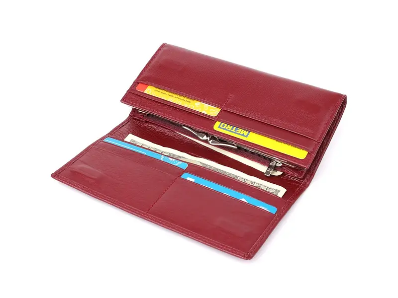 Місткий жіночий гаманець із натуральної шкіри ST Leather 19х9х3 см acs0029698 - фото 7