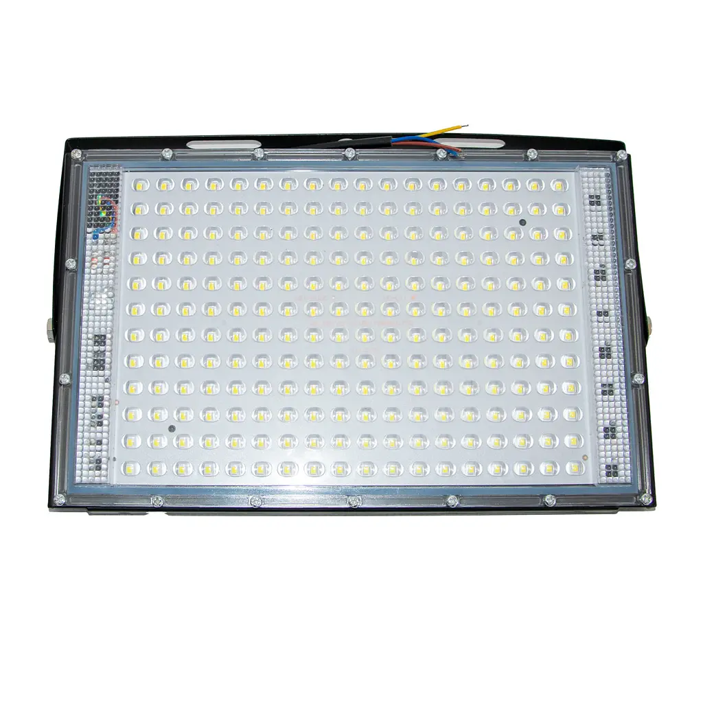 Світильник світлодіодний вуличний 200W, прожектор 216 LED, чорний, від мережі 220В - фото 6