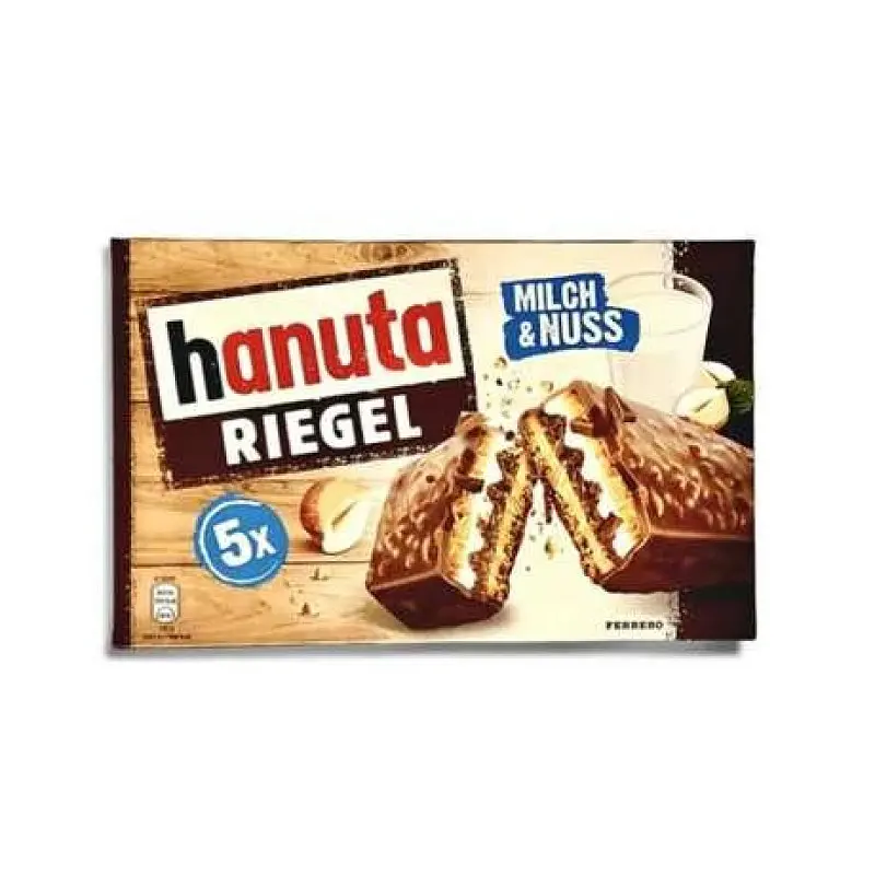Батончики Hanuta Riegel Milch&Nuss 172.5 г.
