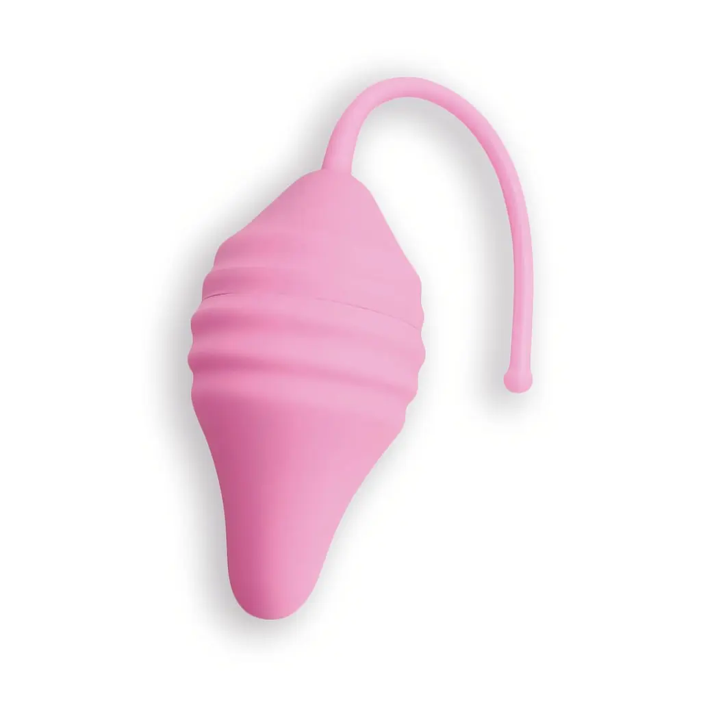 Вагінальні кульки Femintimate Pelvix Silicone String, 6 см (рожевий) - фото 3