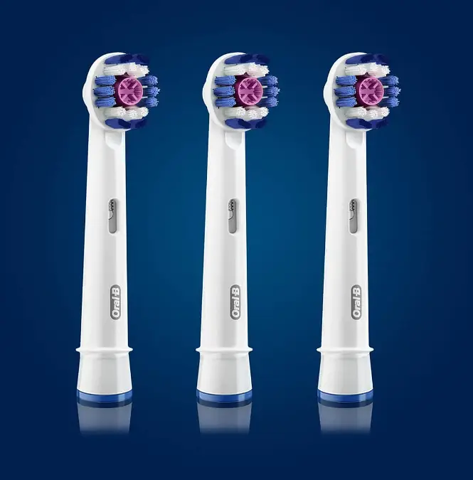 Насадка для зубної щітки Oral-B EB18-2 3D White 2 шт. [68113] - фото 3
