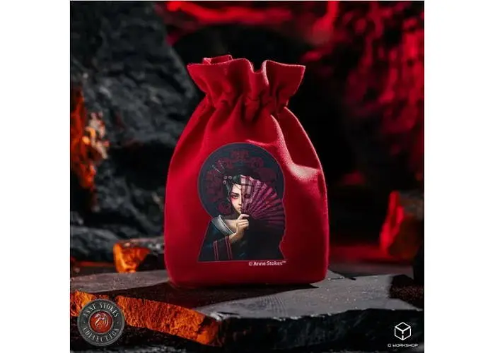 Мішечок для кубиків Anne Stokes Dice Pouch: Geisha Skull (BAST203) - фото 2