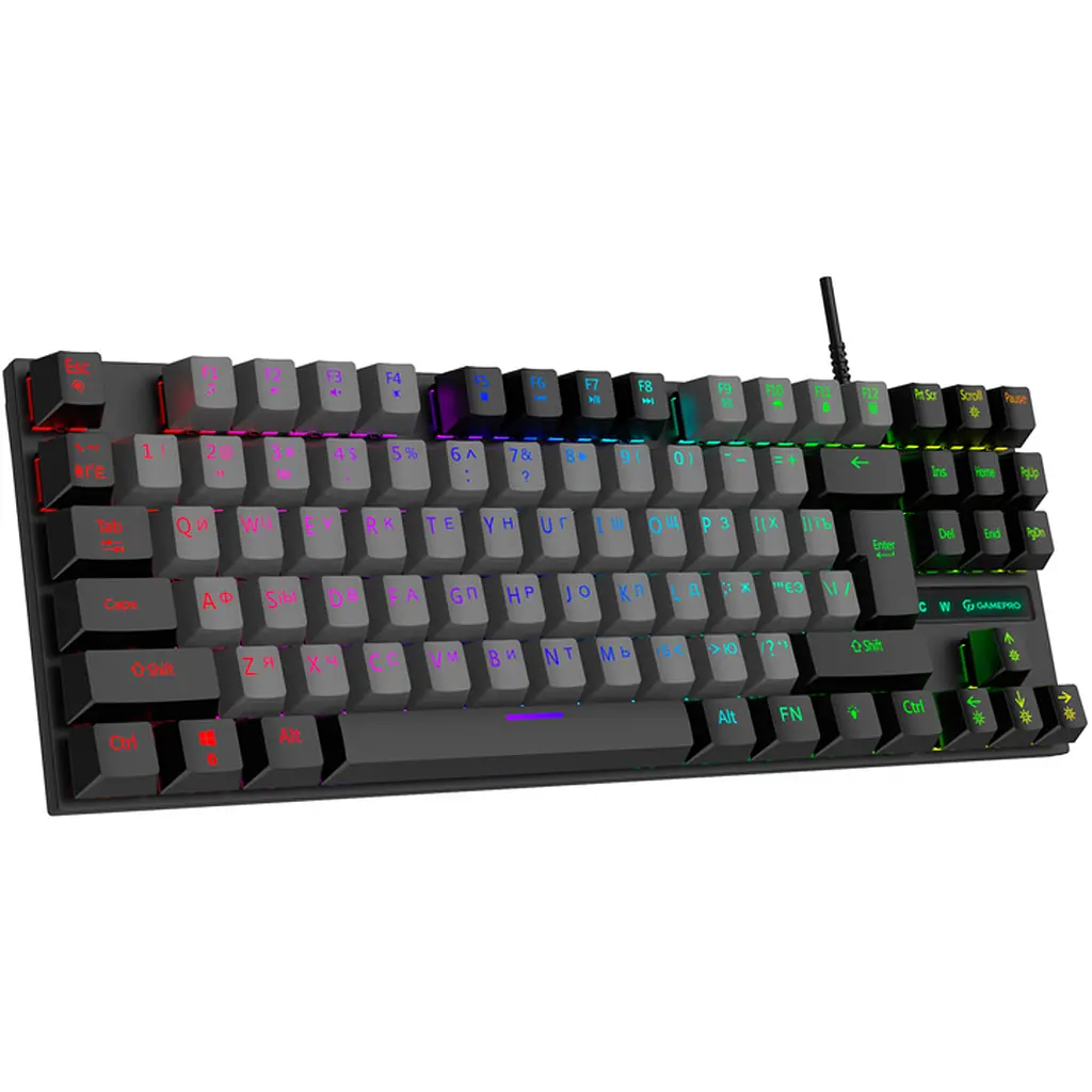 Клавиатура GamePro MK100B Blue Switch LED USB Black [MK100B] [111027] - фото 2