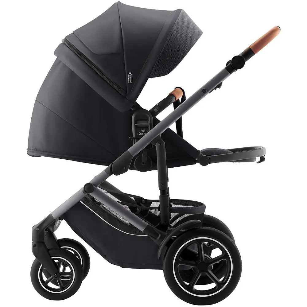 Прогулянкова коляска Britax-Romer Smile 5Z Fossil Grey, темно-сіра (2000037978) - фото 6