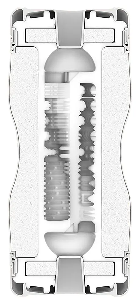 Двосторонній мастурбатор Tenga Premium Dual Sensation Cup білий - фото 3