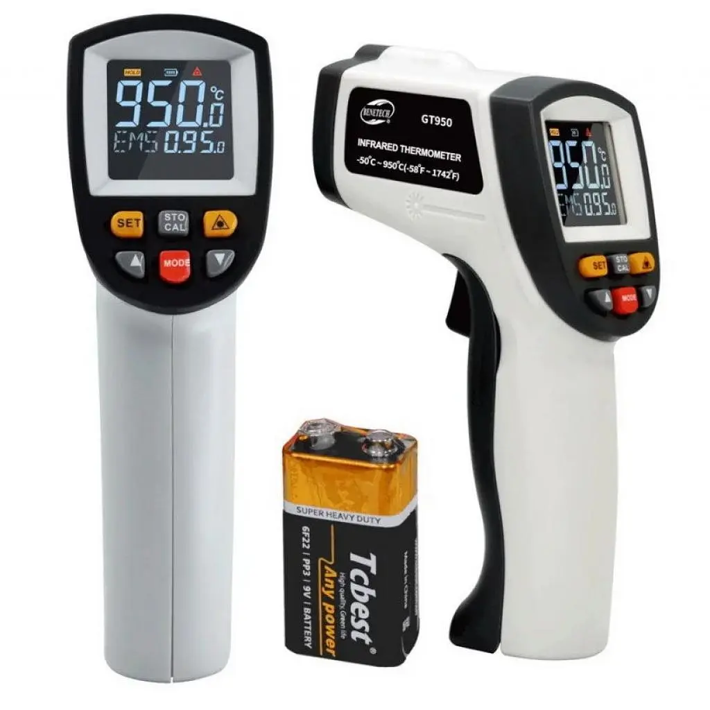 Пірометр Benetech бесконтактний інфрачервоний -50-950°C (GT950) - фото 4