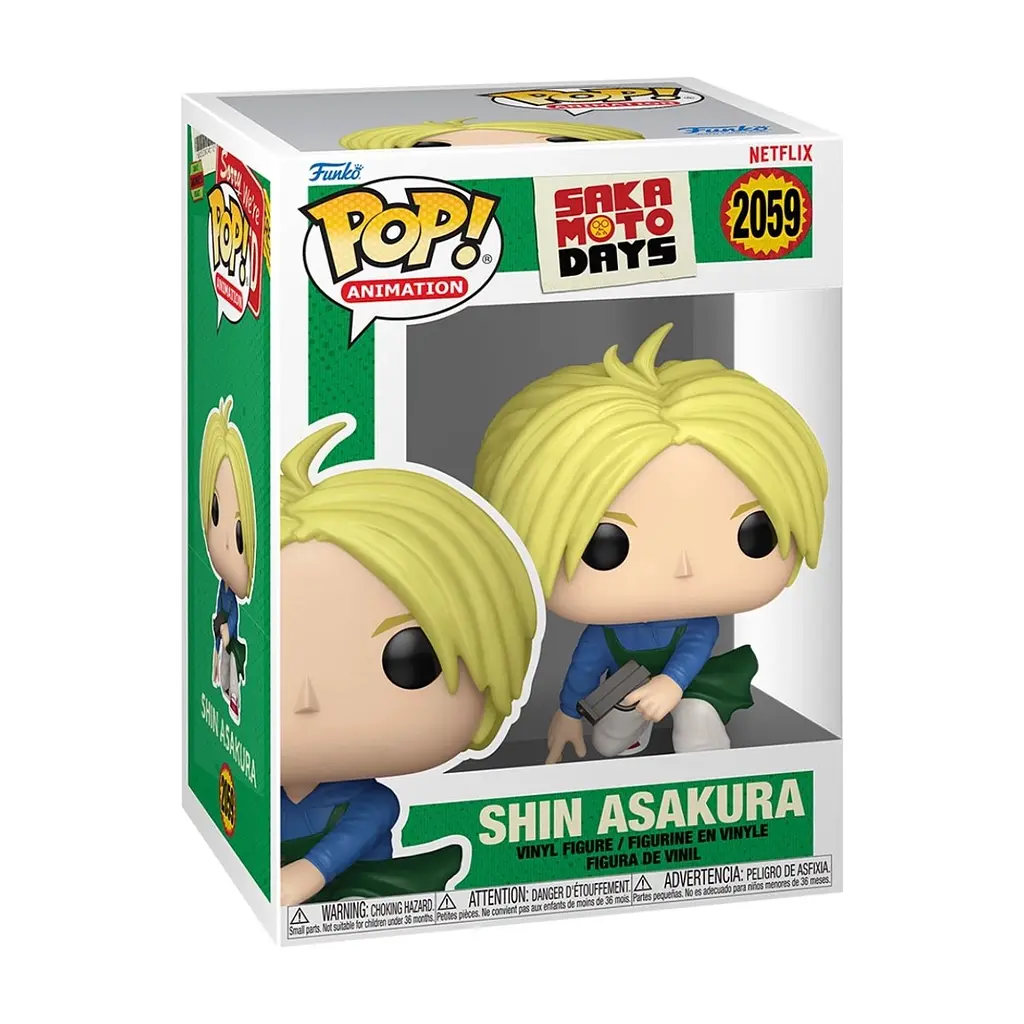 Фігурка Funko Pop серії Дні Сакамото - Шін Асакура (86689) - фото 2