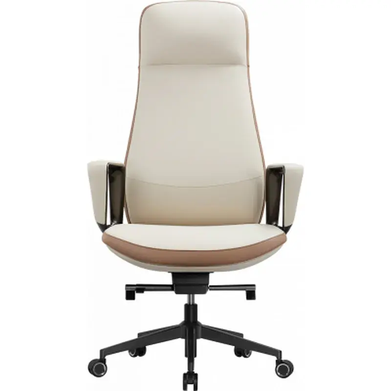 Офісне крісло GT Racer B-2115 Beige/Brown - фото 2