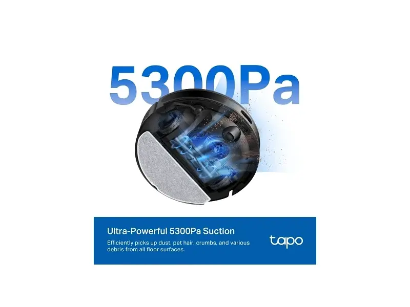 Робот-пилосос з вологим прибиранням TP-LINK Tapo RV20 Max - фото 10