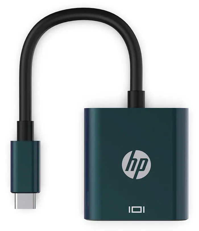 Переходник USB 3.1 Type-C HDMI DHC-CT202 HP черный - фото 3